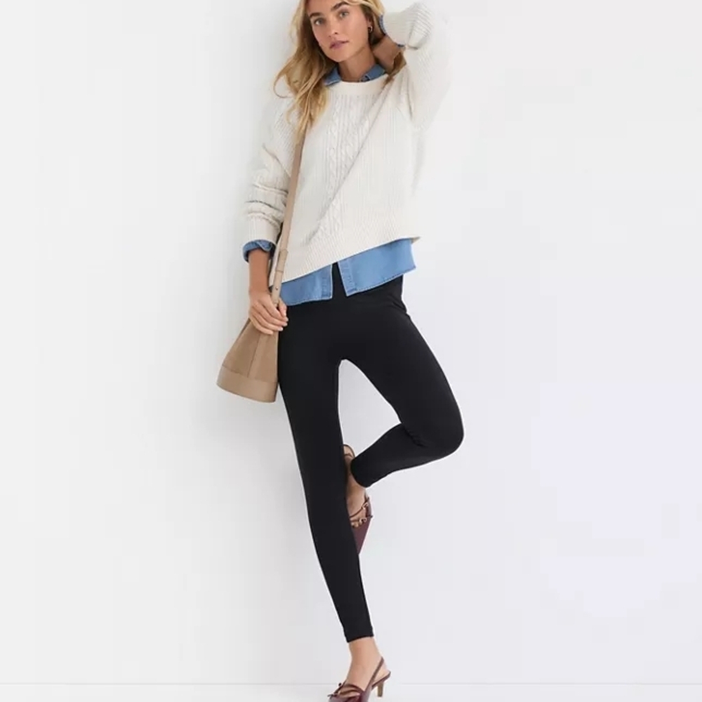LOFT Black High-Rise Leggings